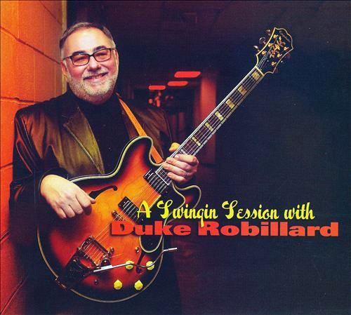 Album cover art for A Swingin' Session With Duke Robillard