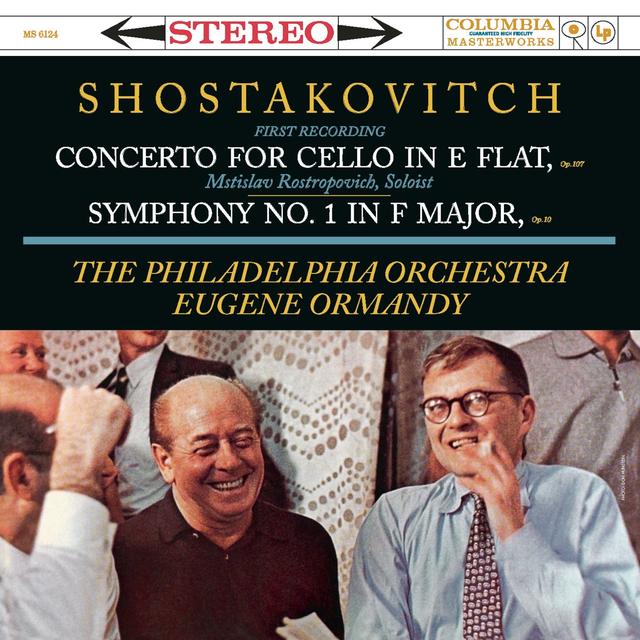 Album cover art for Shostakovitch: Cello Concerto In E-Flat, Op. 107; Symphony No. 1 In F-Major, Op. 10