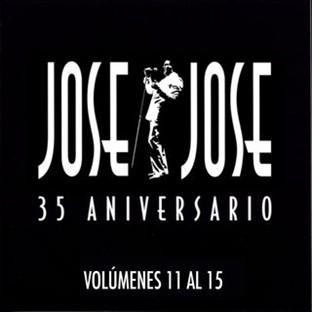 Album cover art for 35 Aniversario Jose Jose Volumenes 11 Al 15