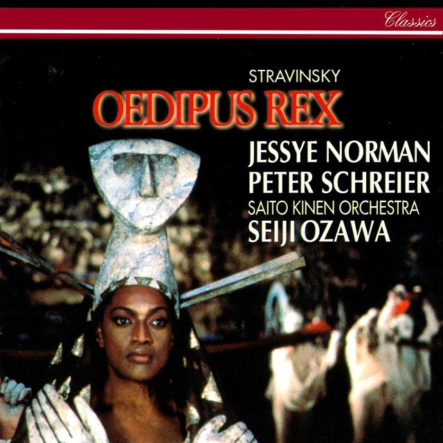 Album cover art for Stravinsky: Oedipus Rex