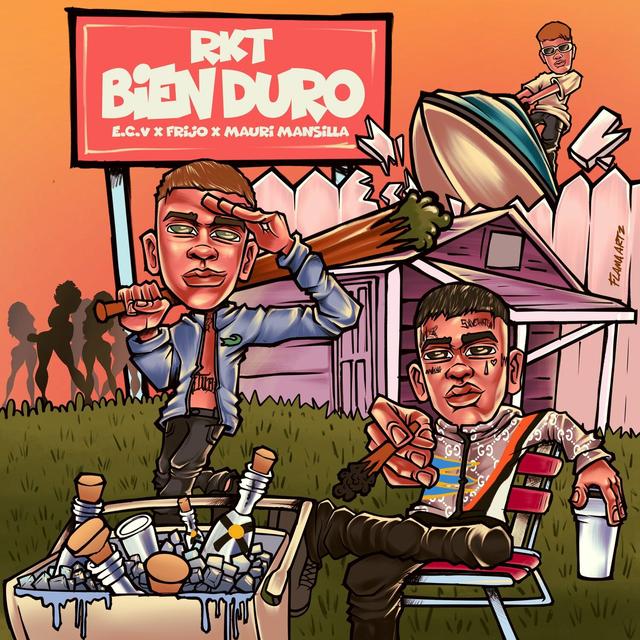 Album cover art for Rkt Bien Duro