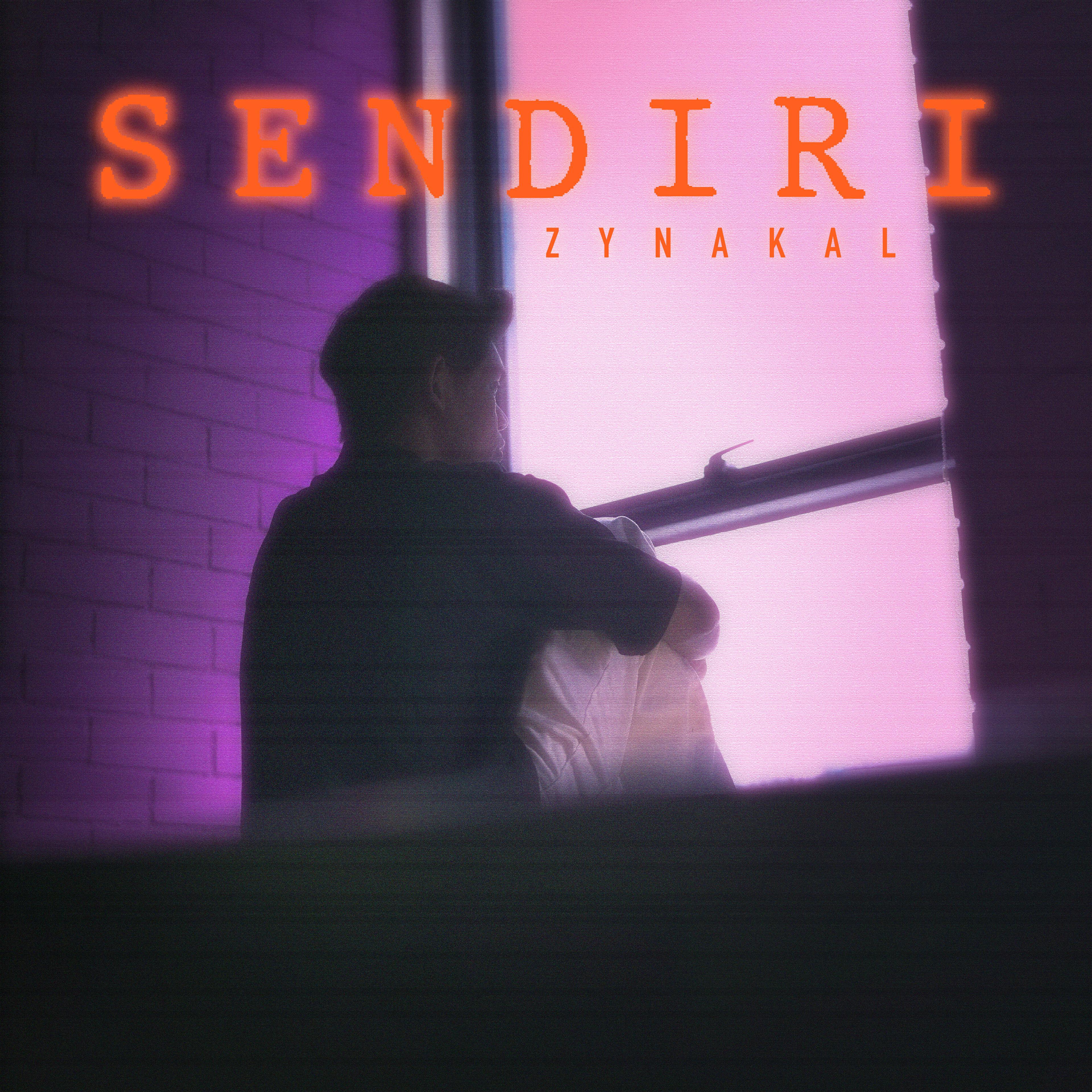 Lyric cover art as blurred background