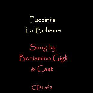 Album cover art for Puccini: La Bohème