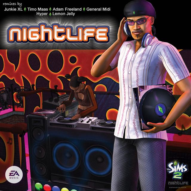 Album cover art for The Sims 2: Nightlife