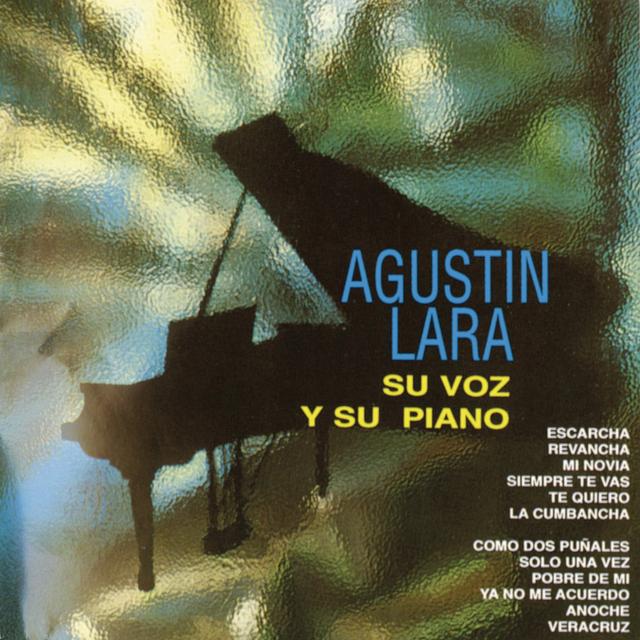 Album cover art for Agustin Lara, Su Voz Y Su Piano