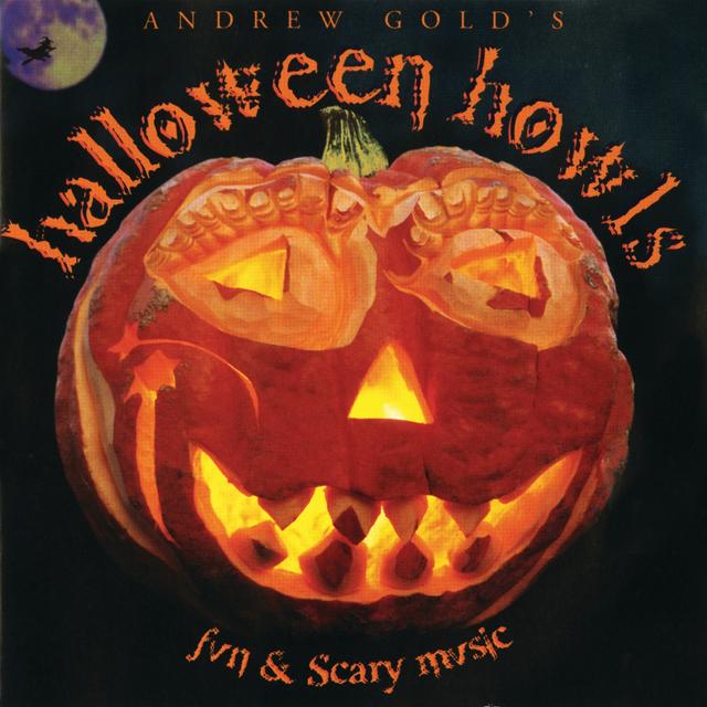 Album cover art for Andrew Gold's Halloween Howls: Fun & Scary Music