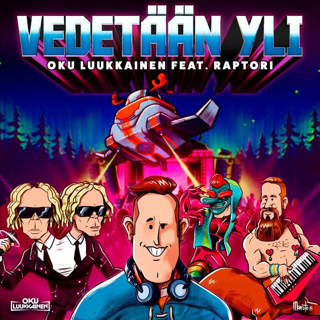 Album cover art for Vedetään yli