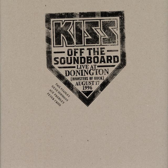 Album cover art for KISS Off The Soundboard: Live In Donington