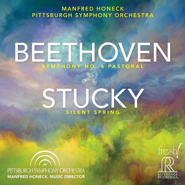 Album cover art for Beethoven & Stucky: Orchestral Works