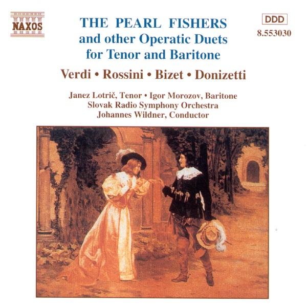 Album cover art for Operatic Duets for Tenor and Baritone