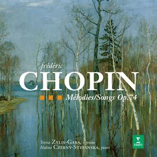 Album cover art for Chopin: Songs op. 74