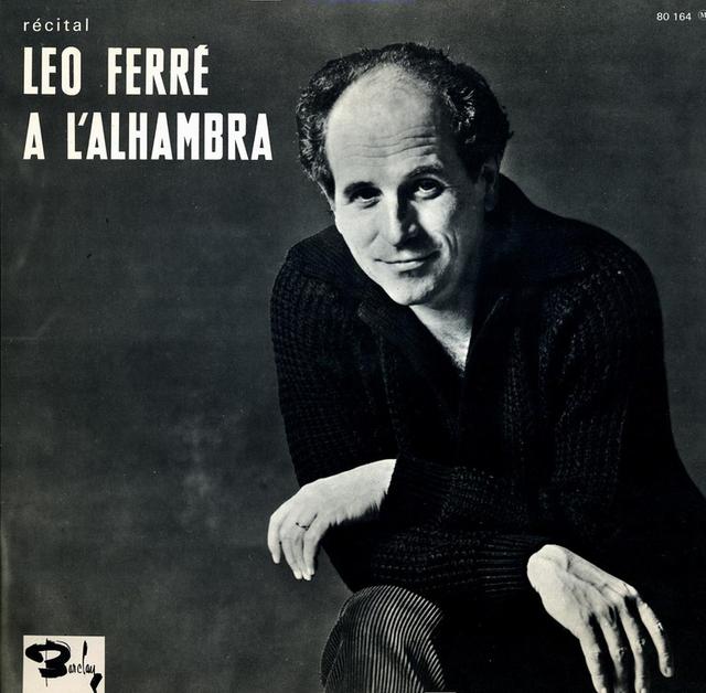 Album cover art for Léo Ferré à l'Alhambra