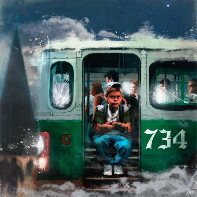 Album cover art for 734