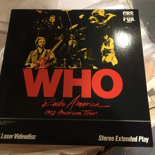 Album cover art for The Who Rocks America