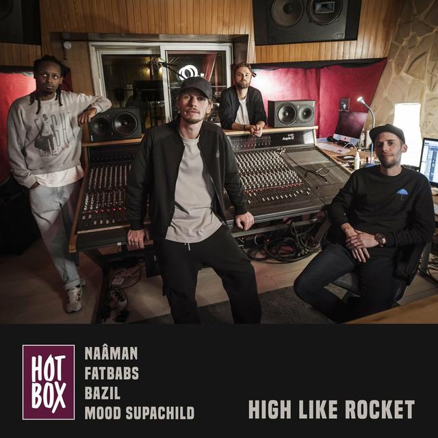 Album cover art for High Like Rocket - Hot Box