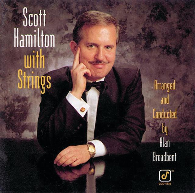 Album cover art for Scott Hamilton With Strings