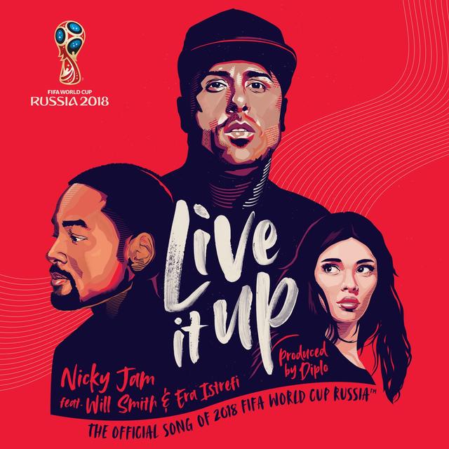 Album cover art for Live It Up