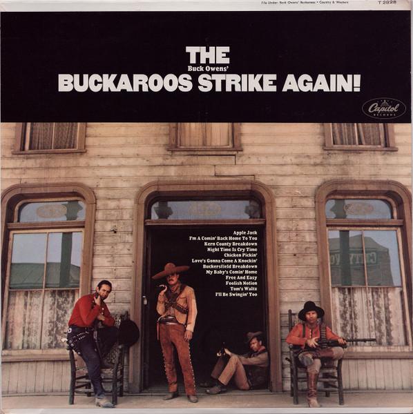 Album cover art for The Buck Owen's Buckaroos Strike Again!