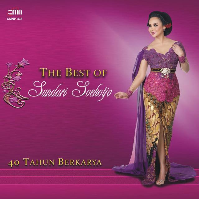 Album cover art for The Best of Sundari Soekotjo "40 Tahun Berkarya"