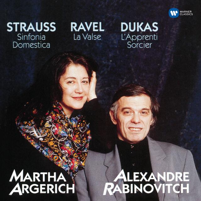 Album cover art for Dukas: L'apprenti sorcier - Strauss: Sinfonia domestica - Ravel: La valse