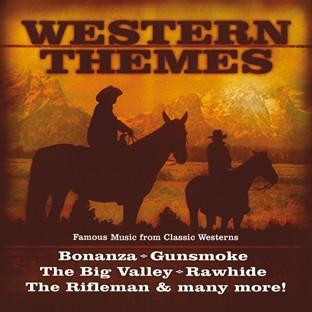 Album cover art for Western Themes: Famous Music From Classic Westerns