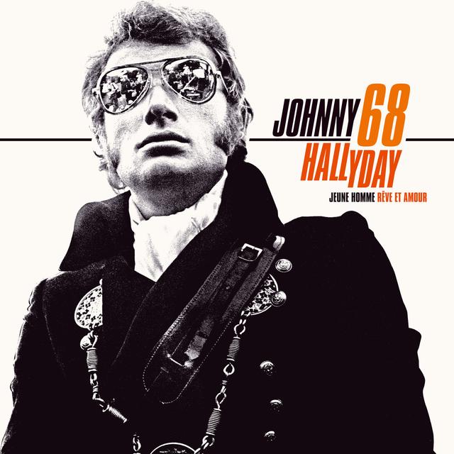 Album cover art for Johnny Hallyday 68