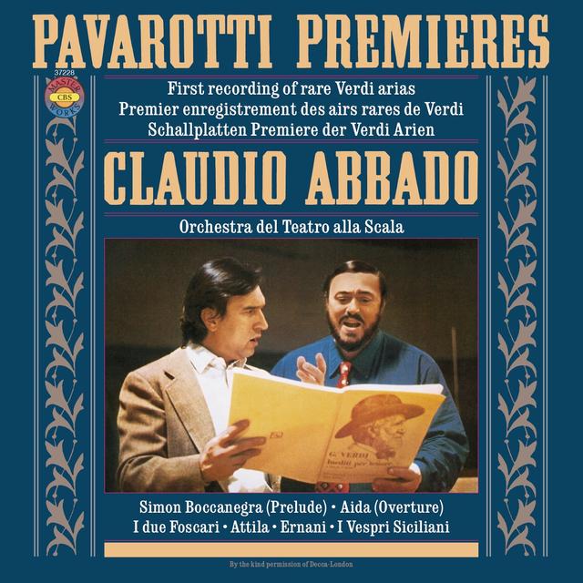 Album cover art for Pavarotti Sings Rare Verdi Arias