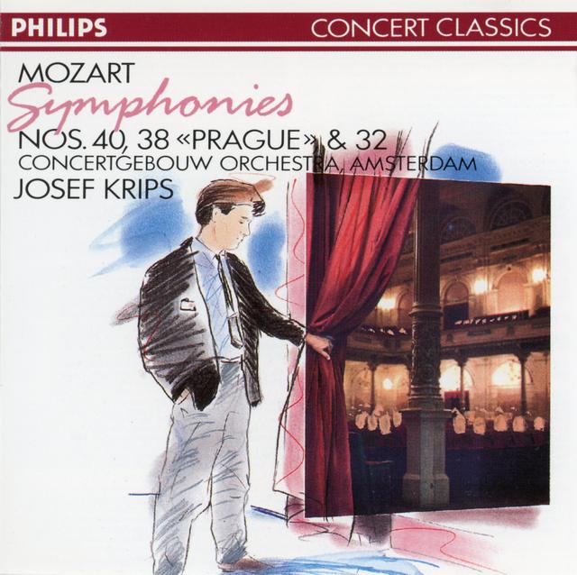 Album cover art for Mozart: Symphonies Nos.32, 38 & 40