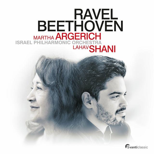 Album cover art for Martha Argerich Performs Beethoven and Ravel