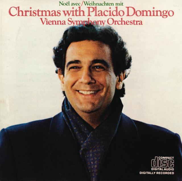 Album cover art for Christmas With Placido Domingo