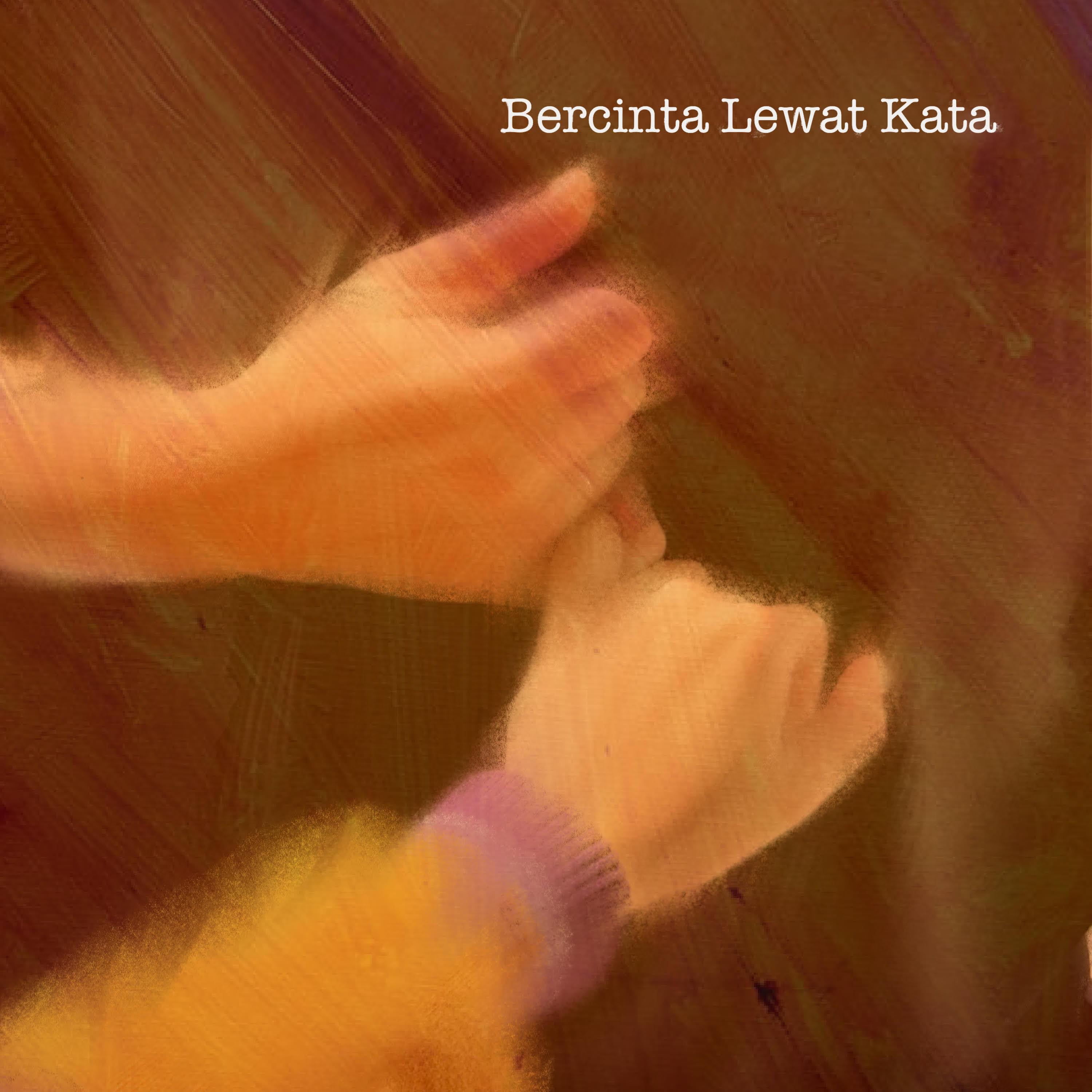 Lyric cover art as blurred background