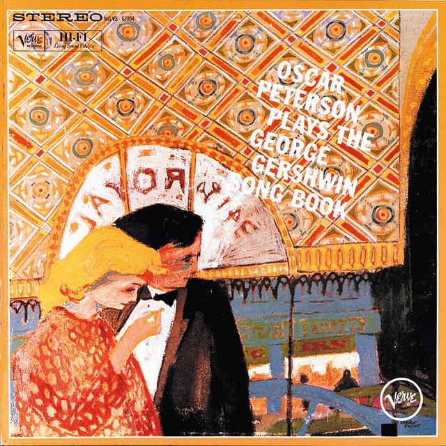 Album cover art for Oscar Peterson Plays the George Gershwin Songbook