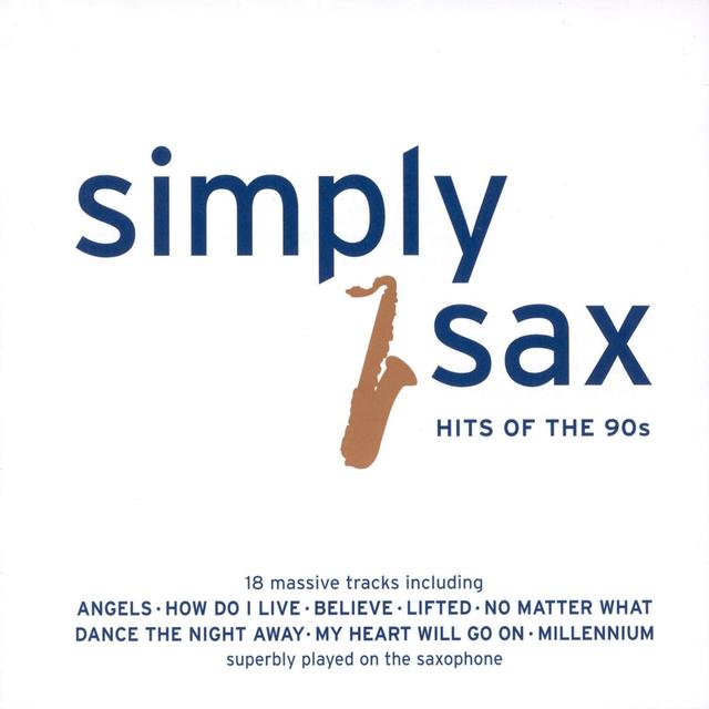 Album cover art for Simply Sax