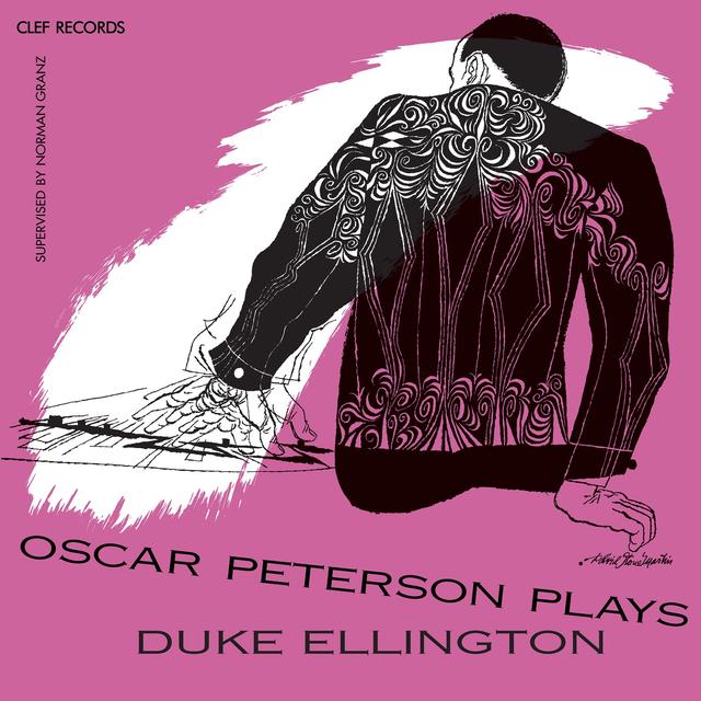 Album cover art for Oscar Peterson Plays Duke Ellington