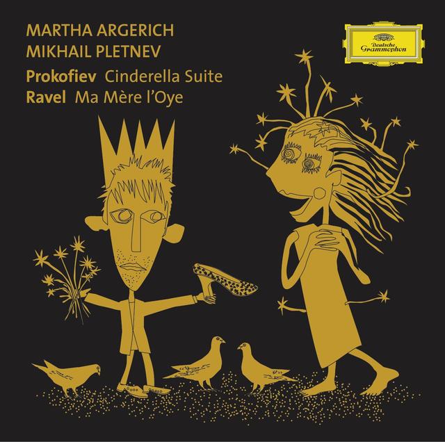 Album cover art for Prokofiev: Cinderella for 2 pianos & Ravel: Ma Mère l'Oye