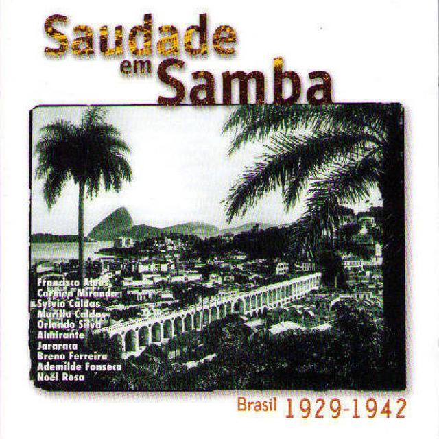 Album cover art for Saudade em Samba