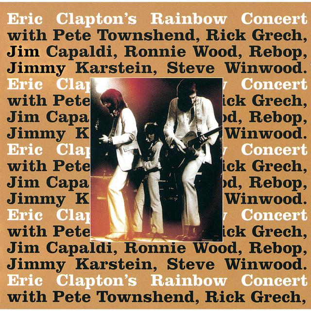 Album cover art for Eric Clapton's Rainbow Concert