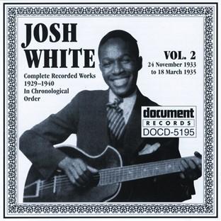 Album cover art for Josh White Vol. 2 1933-1935