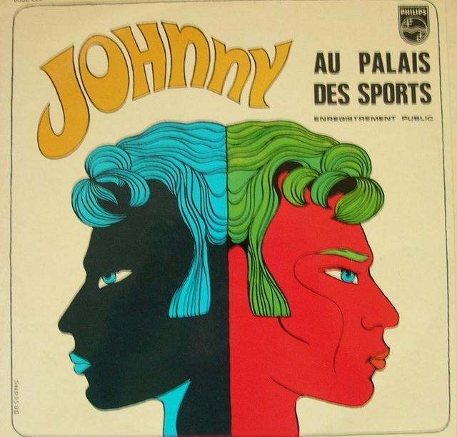 Album cover art for Johnny Au Palais des Sports