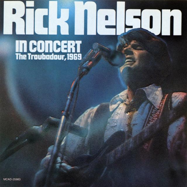 Album cover art for Rick Nelson in Concert