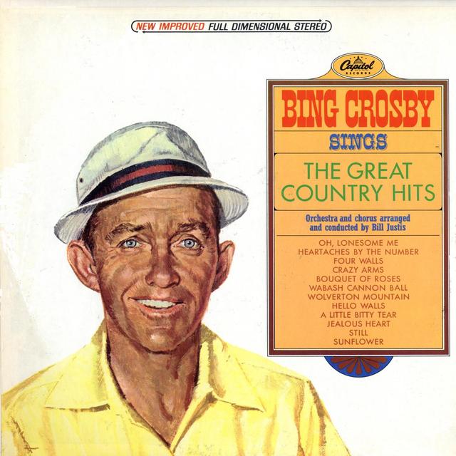 Album cover art for Sings the Great Country Hits