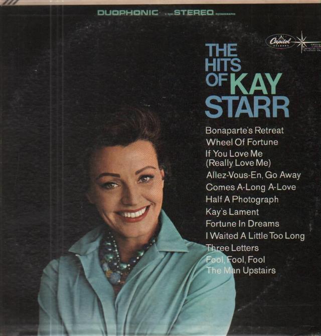 Album cover art for The Hits of Kay Starr