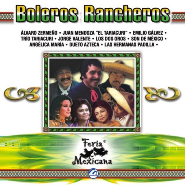 Album cover art for Boleros Rancheros - Feria Mexicana