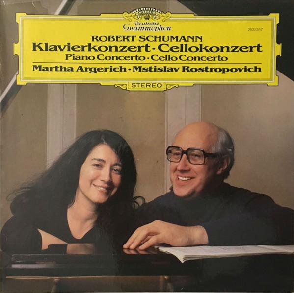 Album cover art for Schumann: Piano Concerto Op.54 - Cello Concerto Op.129