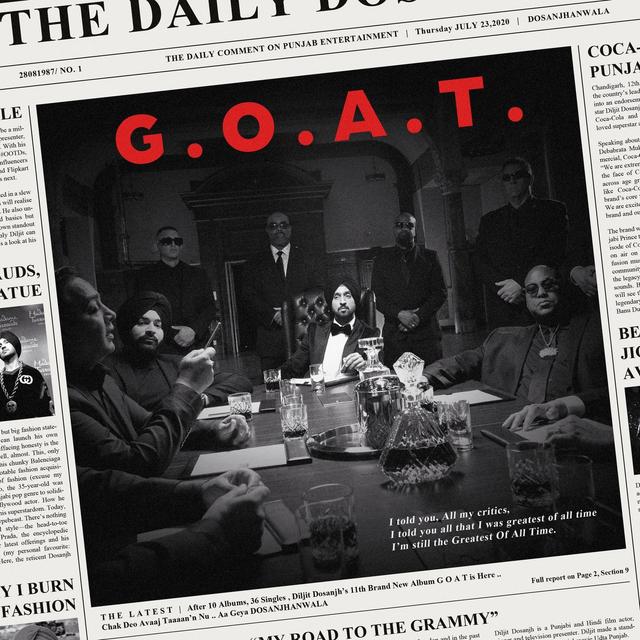 Album cover art for G.O.A.T.