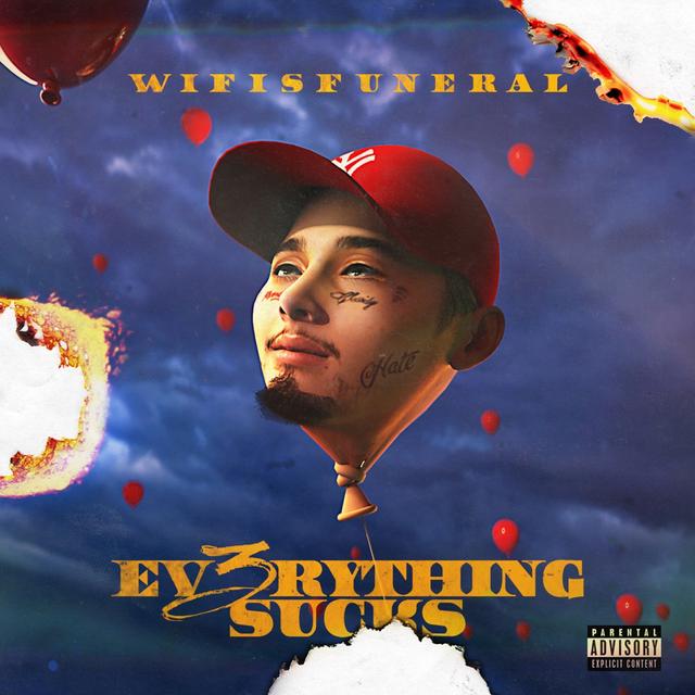 Album cover art for EV3RYTHING SUCKS