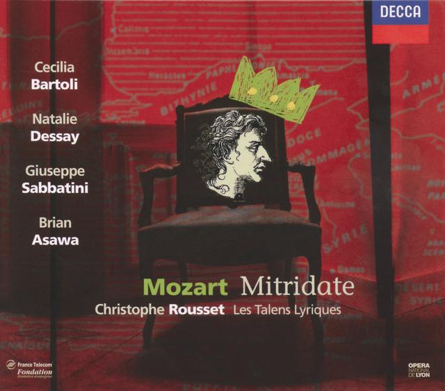 Album cover art for Mozart: Mitridate