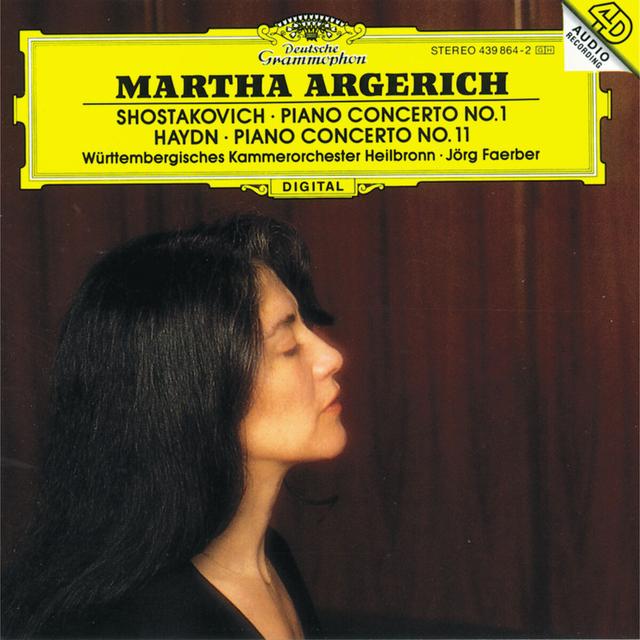 Album cover art for Shostakovich: Piano Concerto No. 1 - Haydn: Piano Concerto No. 11