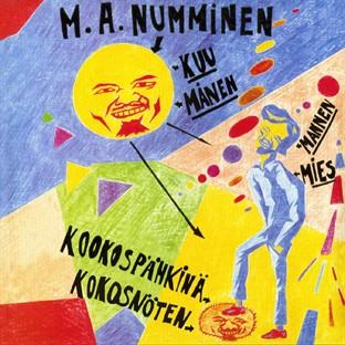 Album cover art for Kuu Mies Kookospähkinä / Månen Mannen Kokosnöten