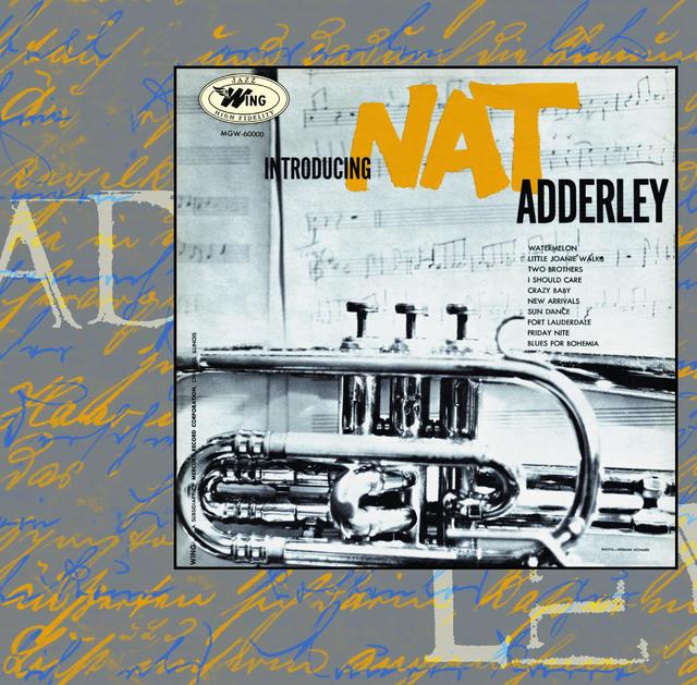 Album cover art for Introducing Nat Adderley